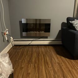 Stainless Steel Electric Fireplace/ Heater