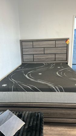 New Brown Queen Size Bed Frame Only 