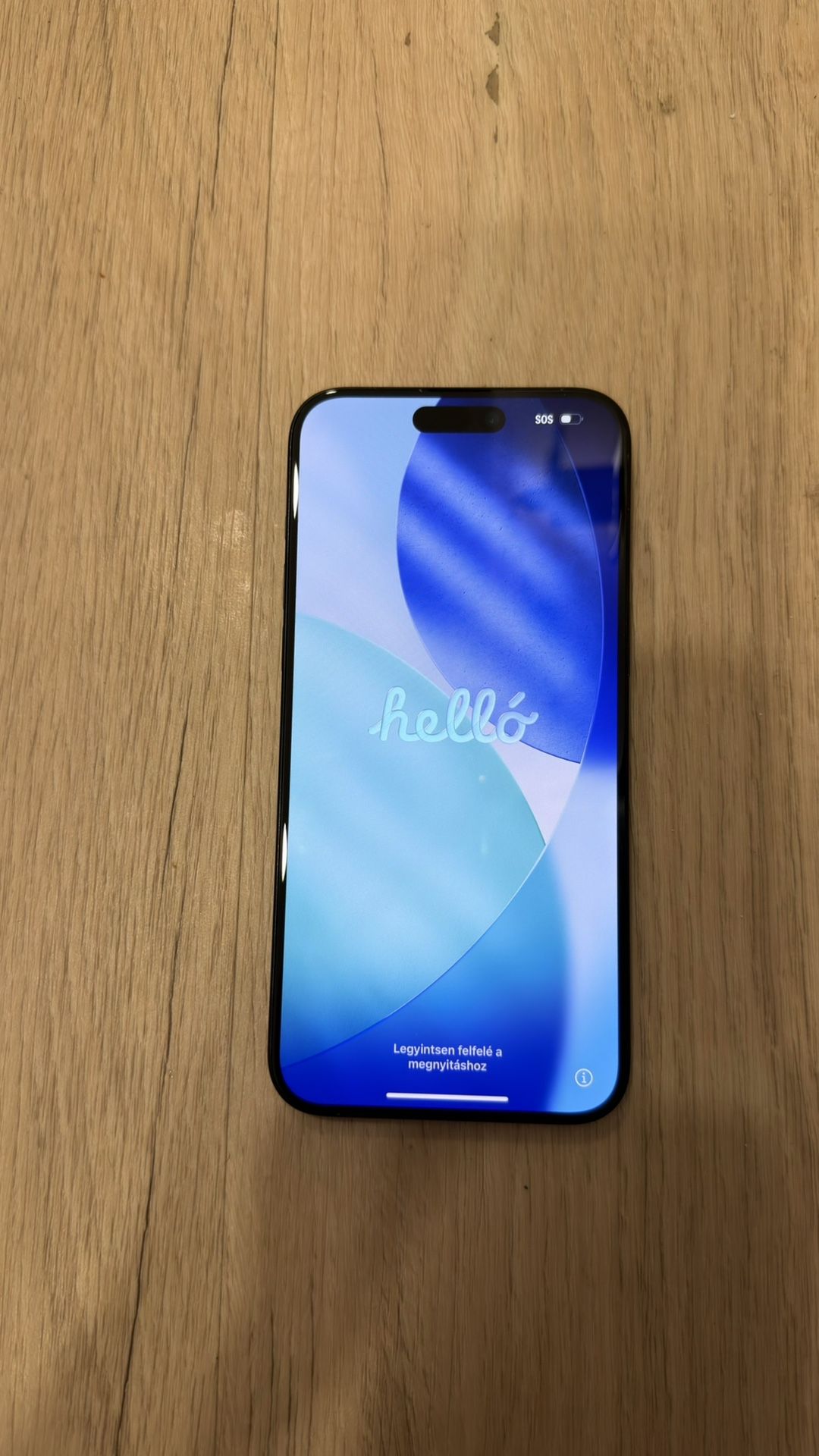 iPhone 15 pro max 256GB blue titanium