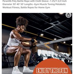 Battle Rope Perantlb 30ft - 1.5” grip