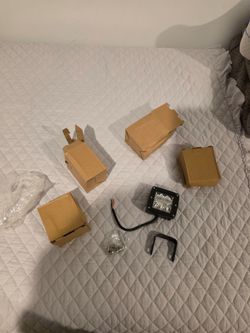 Roof rack lights