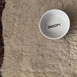 Snoopy Ceramic Pet Dish