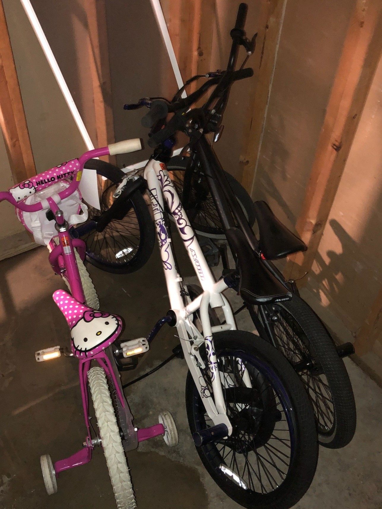 2 Kids bikes (BLACK BIKE IS SOLD)
