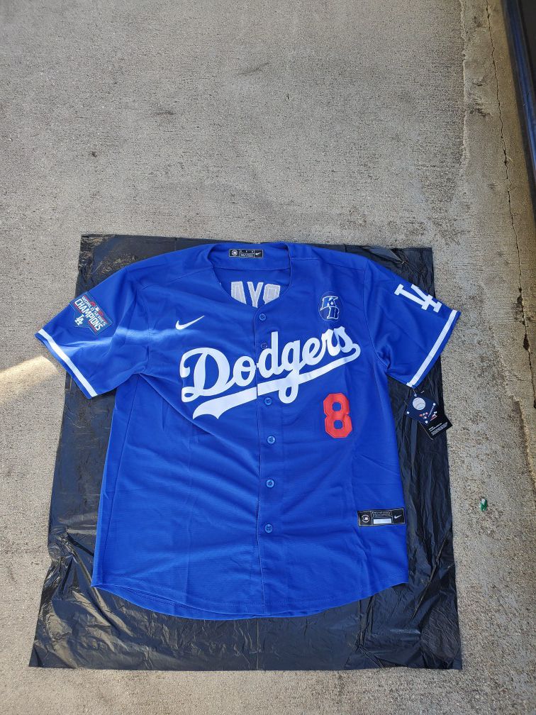 Dodgers kobe jerseys ws patch $60 sm-3x