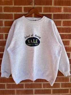 Yale School of Nursing Vintage Embroidered Crewneck Sweatshirt