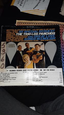 1/2 Trio Los Panchos LP By Special Request