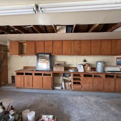 Upper Cabinets ,lower Cabinets , Wood Countertops 