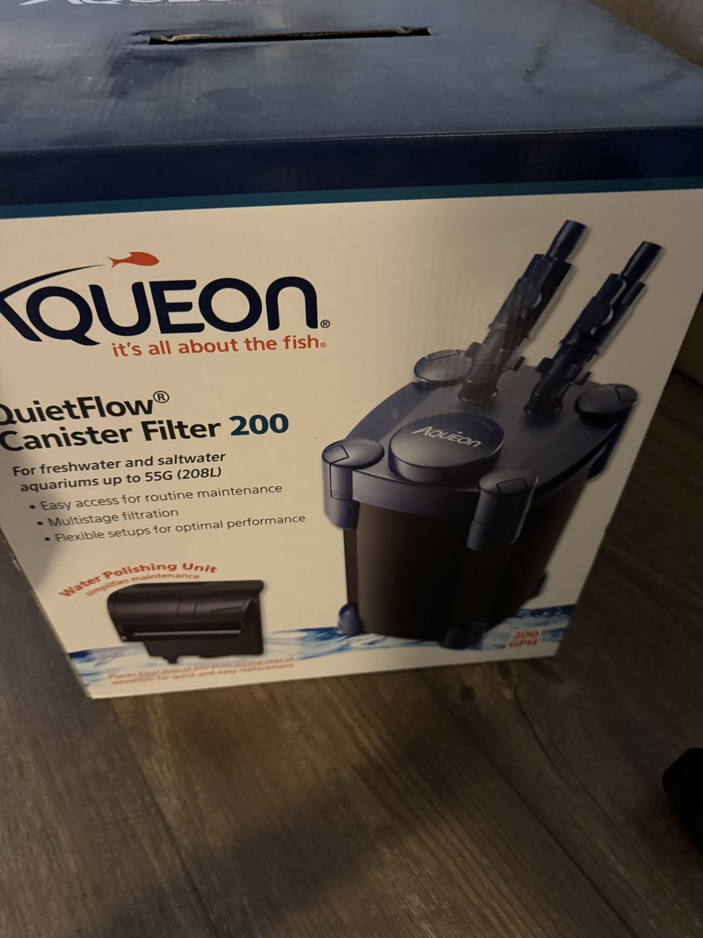 Aqueon canister filter 200