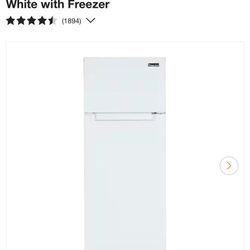 Refrigerator 7.3cu Magic Chef White