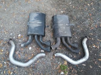 97 to 04 Chevy Corvette C5 stock cat back muffler system