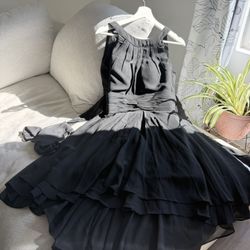 Casual Dress Black Color Size M
