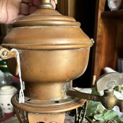 Lamp Copper/kerosene Oil Table Lamp/Electric Very Rare 