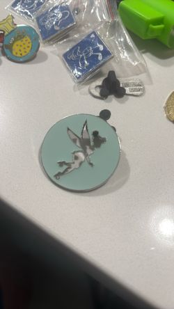Tinker Bell Silhouette Cutout Pin