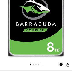 Seagate BarraCuda 8TB Internal Hard Drive HDD – 3.5 Inch Sata 6 Gb/s 5400 RPM 256MB Cache for Computer Desktop PC (ST8000DMZ04/004)