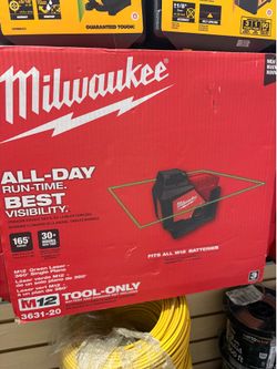 Milwaukee new laser M12