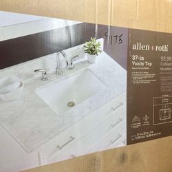37in Bathroom Vanity Sink