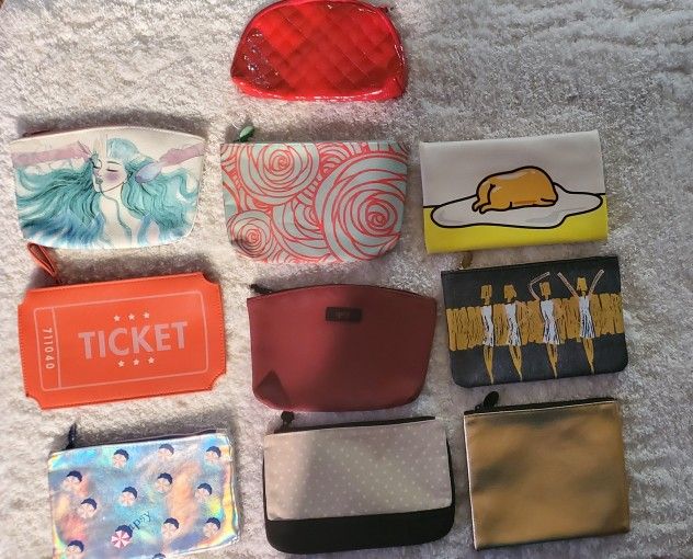 Ipsy Makeups Bags Set Of 10