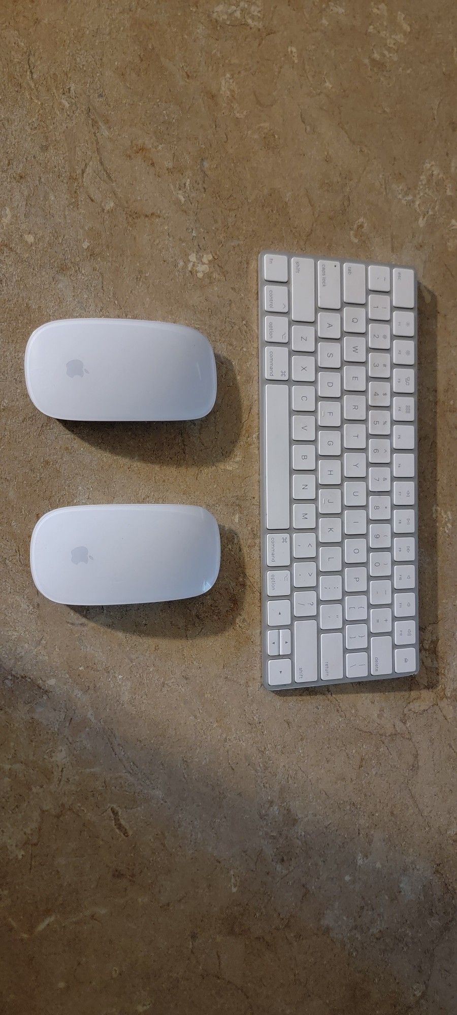 Apple Mouse + Apple Keyboard