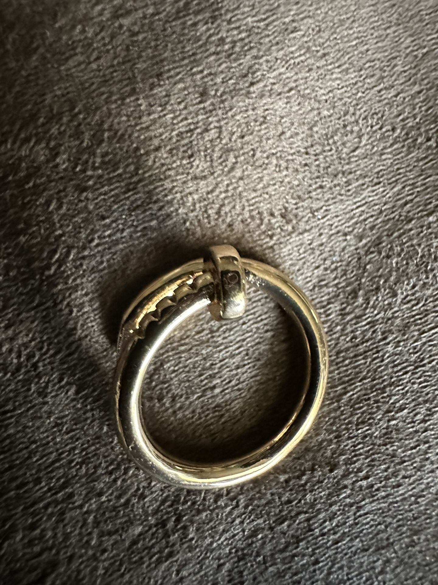 Ring Stainless Steel Size 7 Adjustable