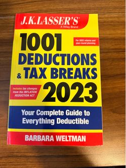 1001 Deductions & Tax Breaks 2023: Your Complete Guide to Everything Deductible