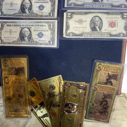 Three individual 1/2 Florida grow back one Nevada go back with poor individual Chris one and two dollar red seal and blue seal