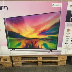 Big Savings.  75" Screen QNED MINI LED SMART 4K ULTRA HDTV BY LG THINQ QNED85.  FREE WALLMOUNT BRACKET 