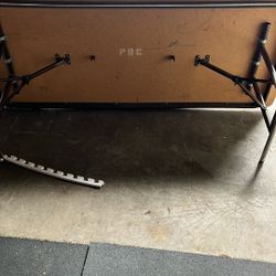 Wooden Table (adjustable Height)