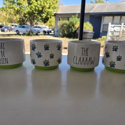 Rae Dunn Disney Pixar Toy Story Alien Mugs Set Of 4