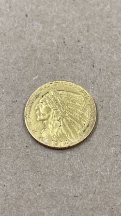 2.5 dollars Indian gold coin