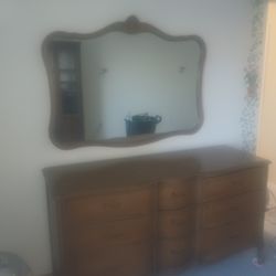 Antique dresser N Mirror 