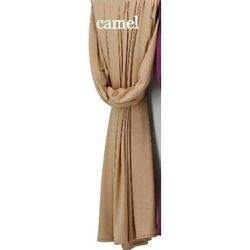 Womens Camel Color Premium Jersey Hijab