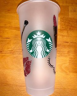Makeup lover reusable venti cup