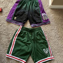 Mitchell And Ness Bucks Shorts NBA