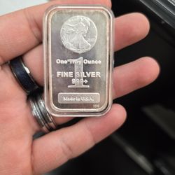 1 Oz Silver Bar