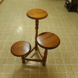 Wood Plant Stand Good Condition