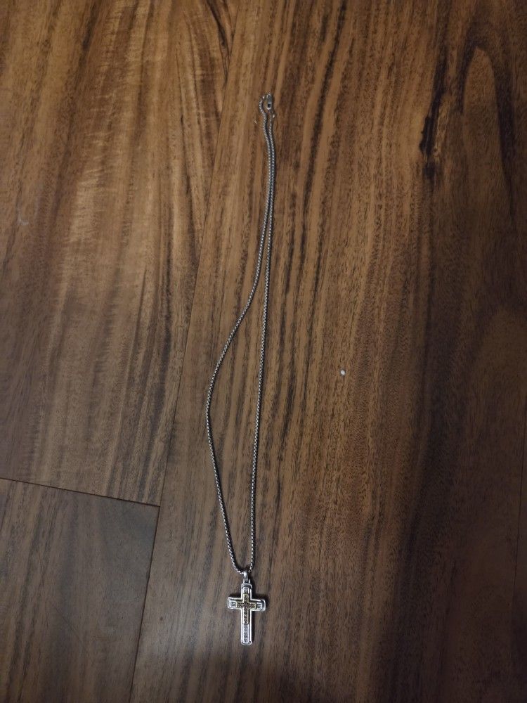 Silver Cross Necklace