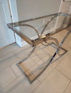 $100 SALE. BOTH MIRROW + CONSOLE TABLE