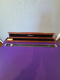 Vintage Gerber Variable Scale  Drafting Slide Rule Model TP007200B With Case