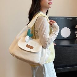 Canvas Tote Bag for Women Large Canvas Shoulder Bags Casual Canvas Handbag Purse for Work Travel
