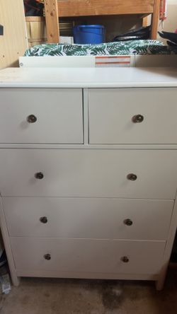 White dresser