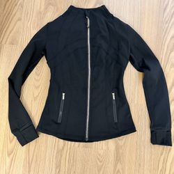 Lululemon Gold Zipper Jacket Size 6