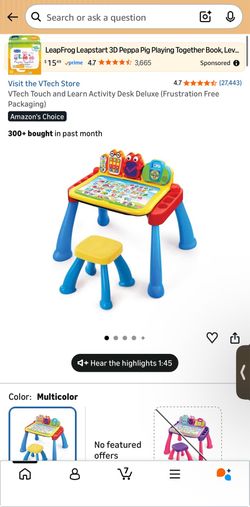 VTech Touch and Learn Activity Desk Deluxe (Frustration Free Packaging)