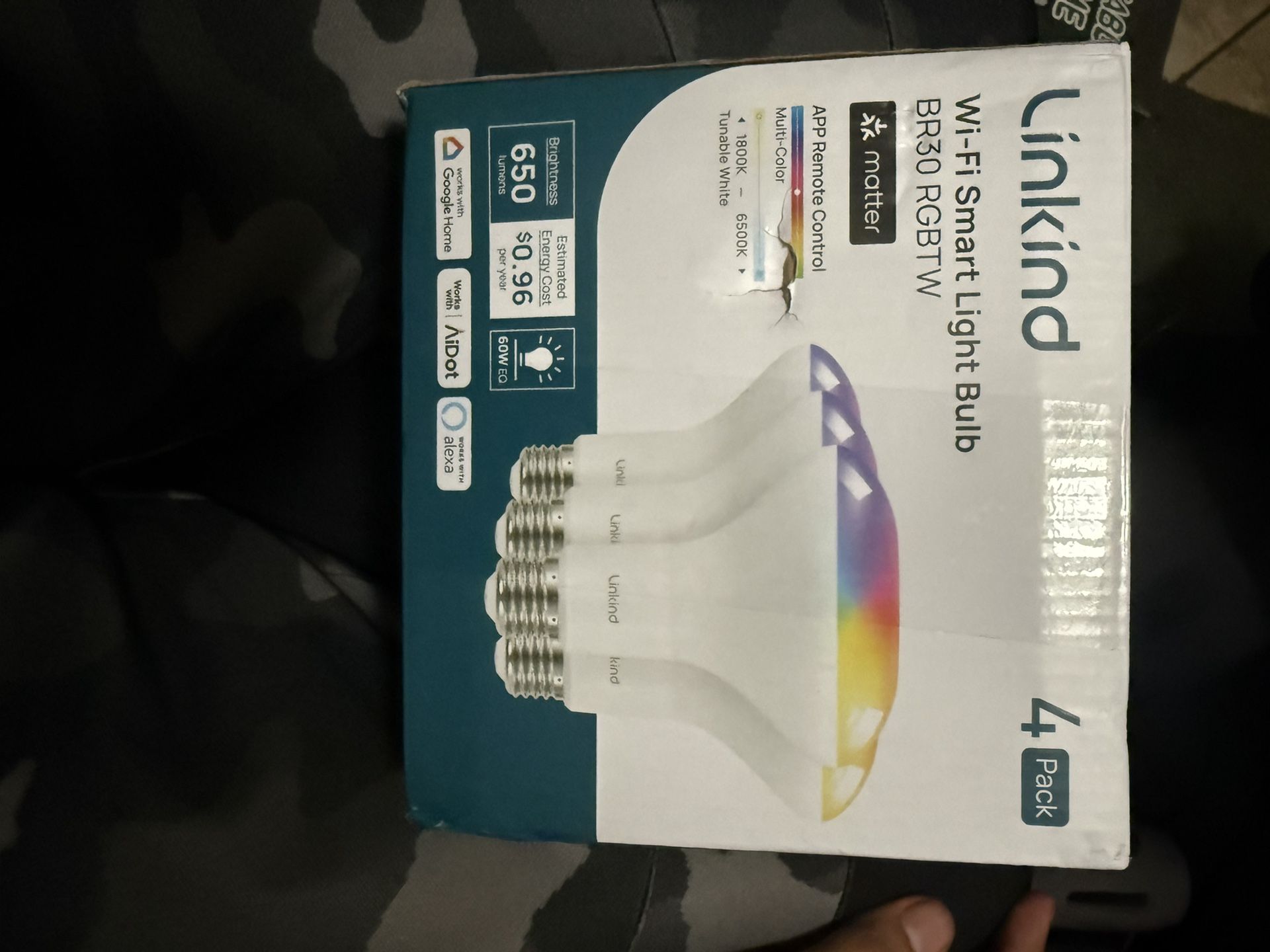 Linking WiFi Smart Light Bulb 