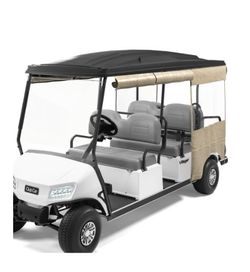 3 Sided Rain Enclosure for Villager 6 - Beige with Fixed Rear Seat*