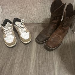 Cowboy Boots And Air Jordan Ones