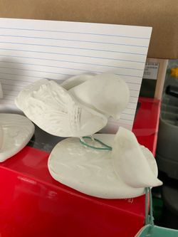 HALLMARK COLLECTION CERAMIC WHITE BIRDS