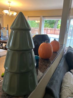 Christmas tree jar