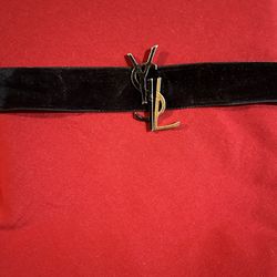 YSL Monogram Choker Necklace