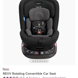 BRAND NEW NUNA CAR SEAT 