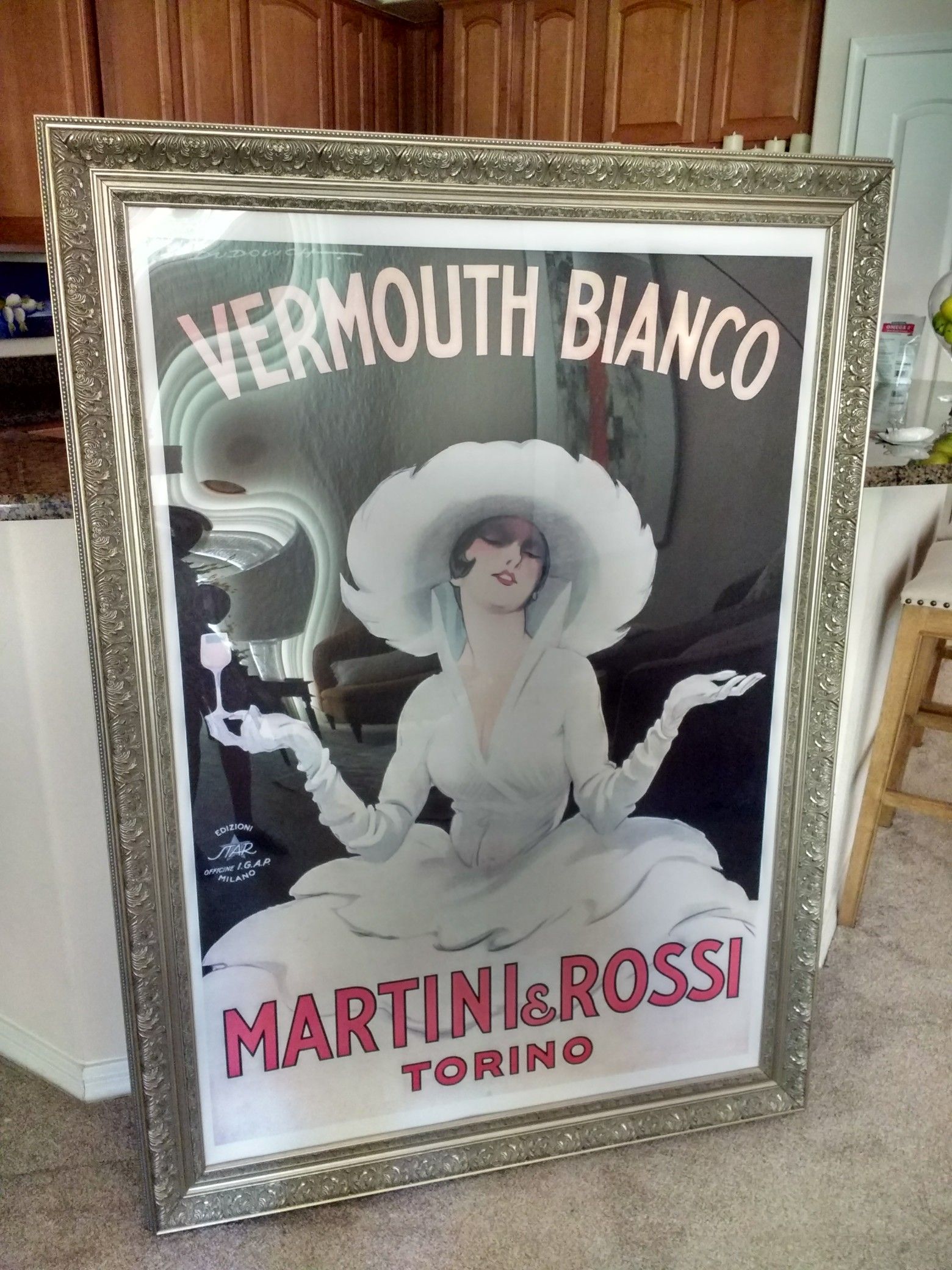 Z Gallerie Framed Poster Martini & Rossi